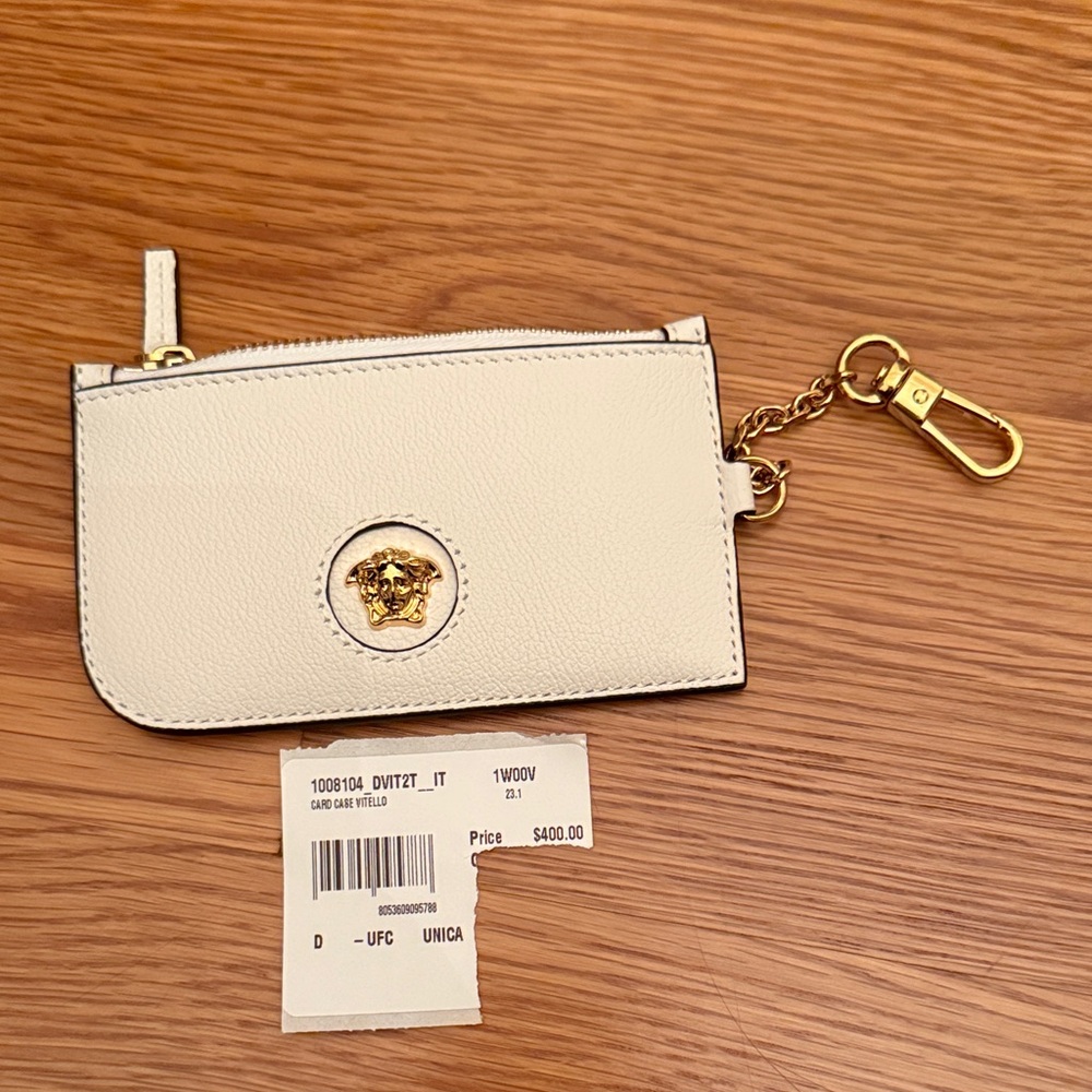Versace card holder keychain